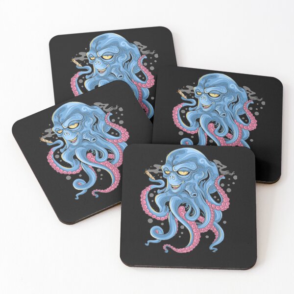 Item preview, Octopus with alien face designed and sold by BirgittaGrimm.