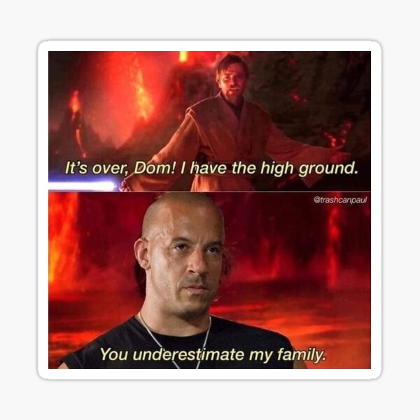 Vin Diesel Familie Sticker