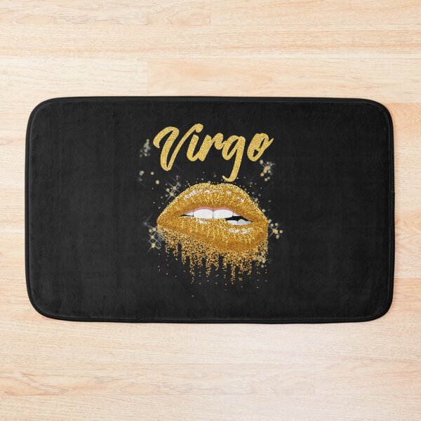 Item preview, Virgo Zodiac Birthday Gold Lips for Black Women designed and sold by edithkelly.