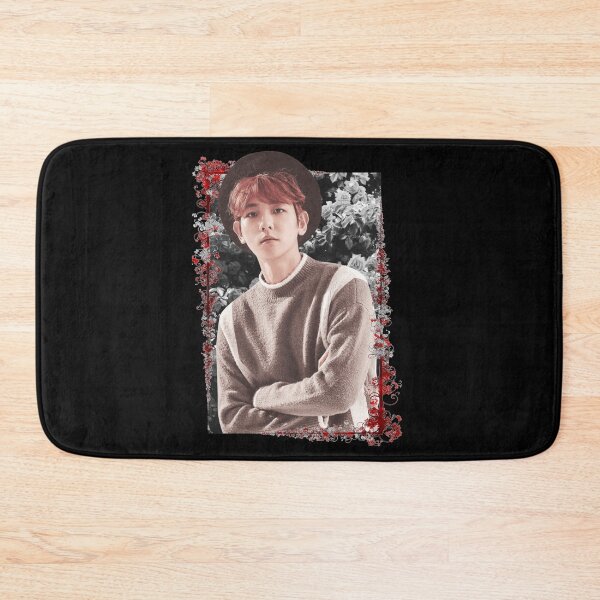 Item preview, Byun Baek hyun SuperM Baekhyun Korean Kpop Floral Design designed and sold by Piosenka Art.