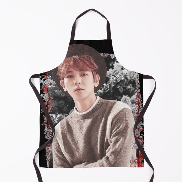Item preview, Byun Baek hyun SuperM Baekhyun Korean Kpop Floral Design designed and sold by Piosenka Art.
