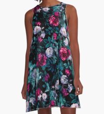 RPE FLORAL ABSTRACT III A-Line Dress
