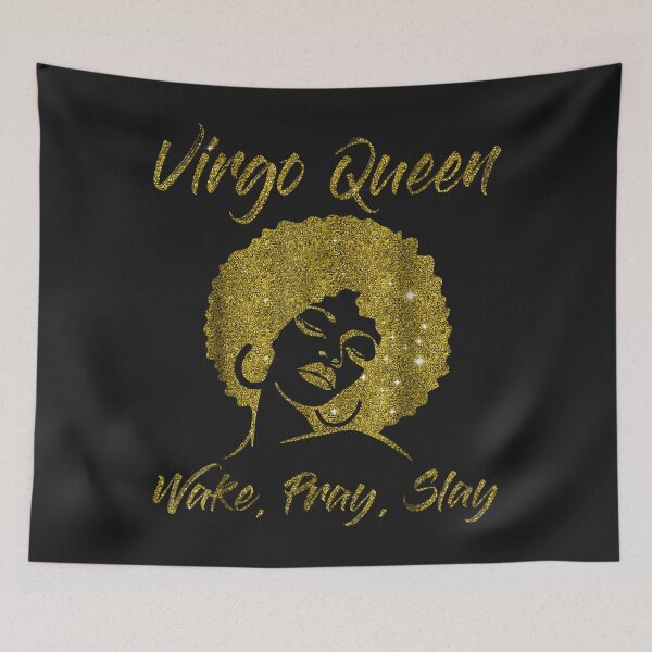 Item preview, Virgo Zodiac Queen Wake Pray Slay Women designed and sold by edithkelly.