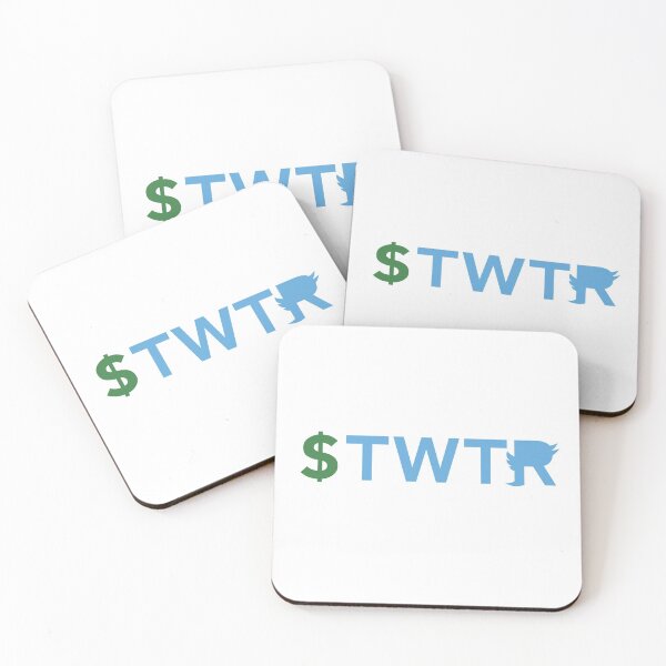 Item preview, TWTR Stock Ticker (Twitter) designed and sold by the-two-store.