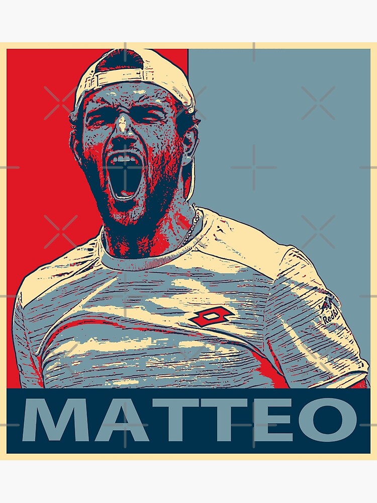"Matteo Berrettini" Poster by KaraGrey | Redbubble