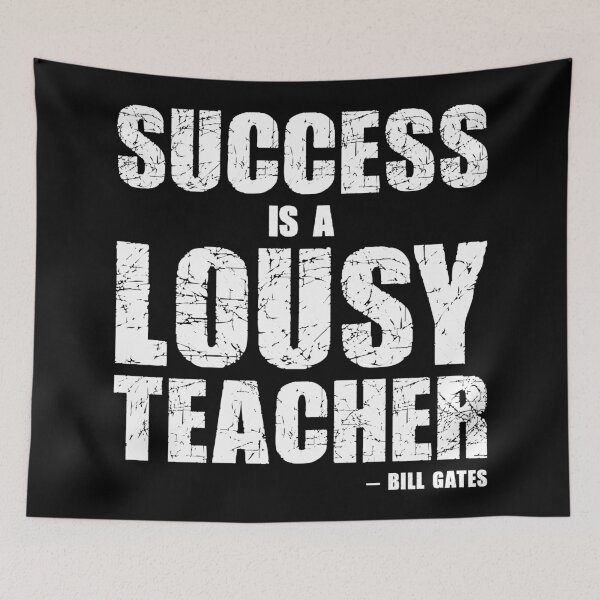 Item preview, Success is a lousy teacher designed and sold by MyFinancialSelf.