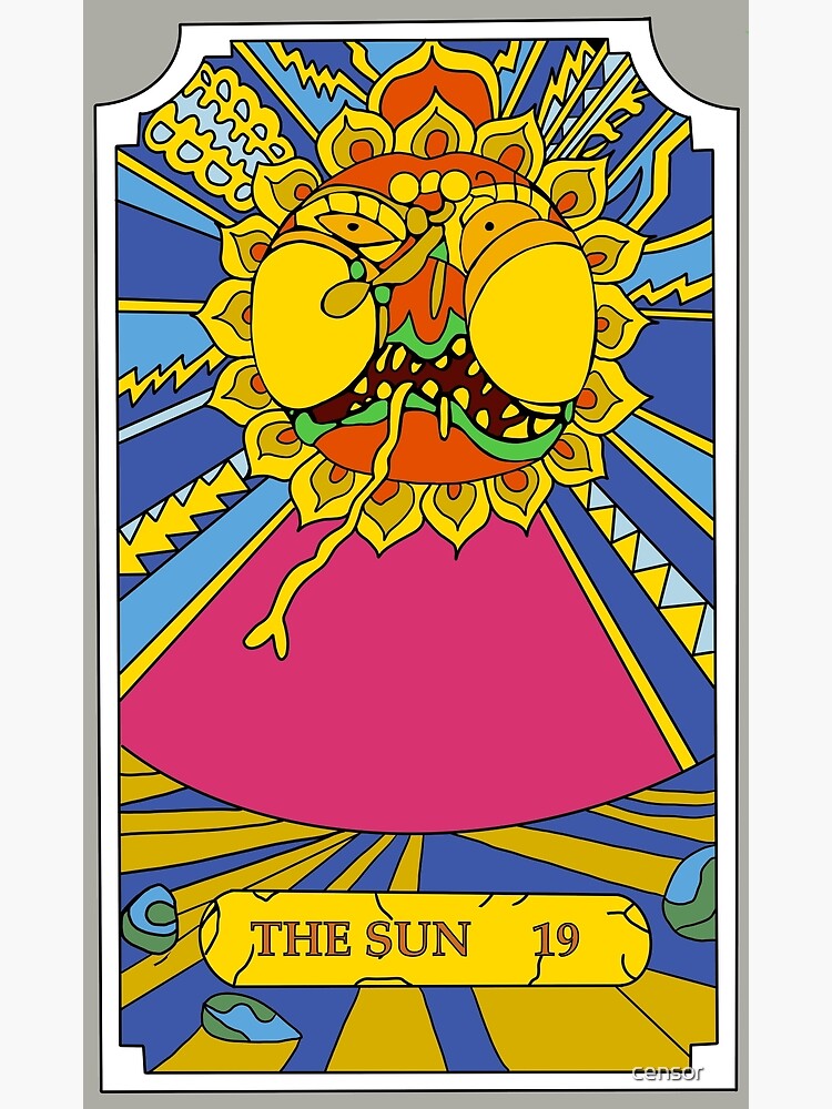Disover The Sun JoJo Tarot Card - HD Premium Matte Vertical Poster