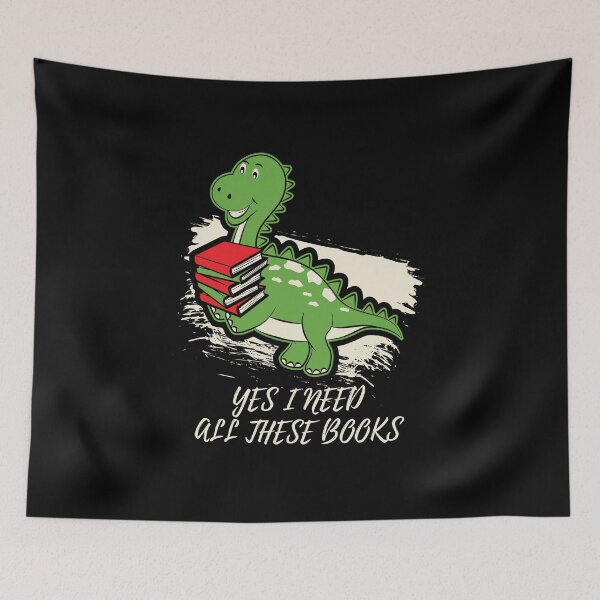 Item preview, Dinosaur Book Nerd designed and sold by Bricke.