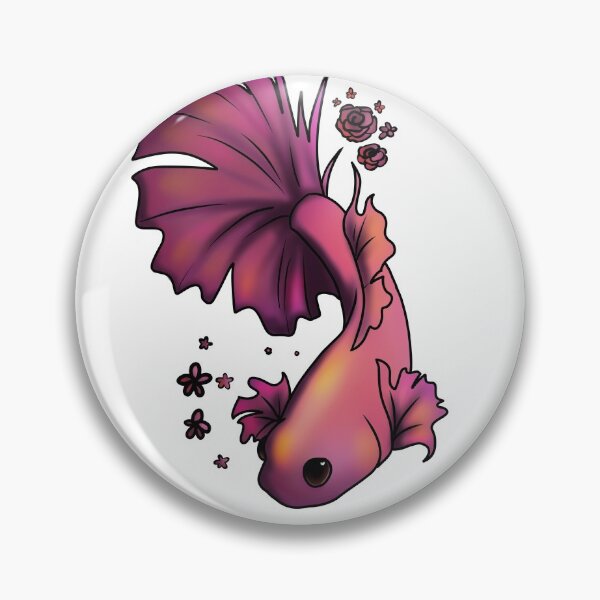 Item preview, Fighting fish pink designed and sold by MayuKeks.
