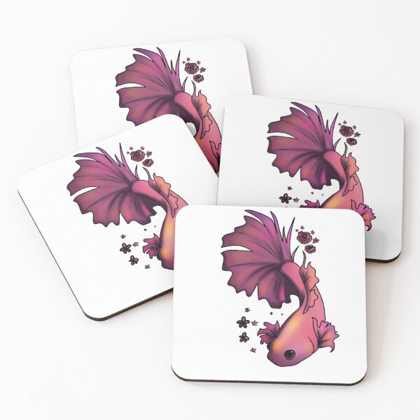 Item preview, Fighting fish pink designed and sold by MayuKeks.