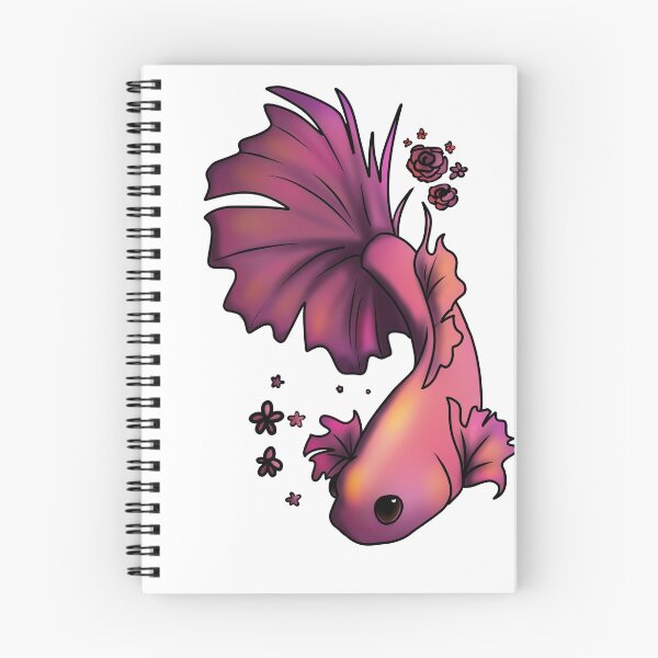 Item preview, Fighting fish pink designed and sold by MayuKeks.