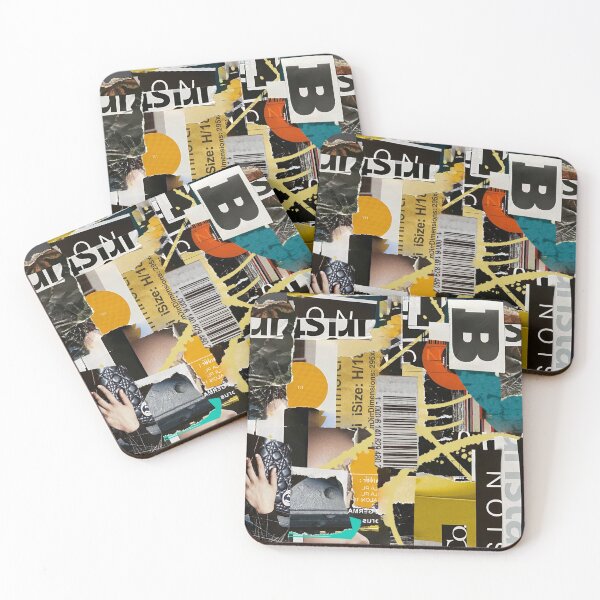 Item preview, Torn Magazines collage pattern designed and sold by burbuja.