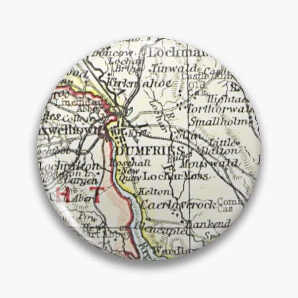 Item preview, DUMFRIES & surrounding area map 1899 designed and sold by yourscotland.