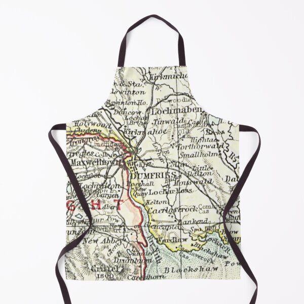 Item preview, DUMFRIES & surrounding area map 1899 designed and sold by yourscotland.