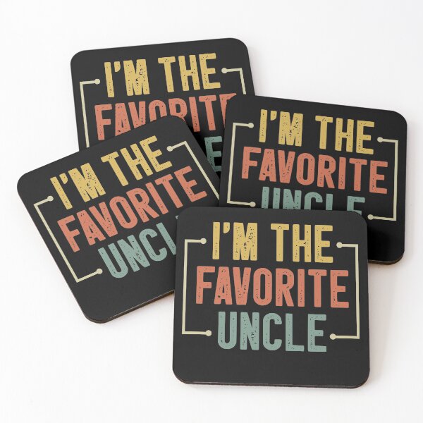 Item preview, I'm the Favorite Uncle - Funny Uncle Saying Gift Idea / Birthday Gifts Colored Vintage designed and sold by Chamssou.