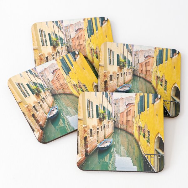 Item preview, Venice Street - Narrow Canal with Boat designed and sold by Kittys-Art.