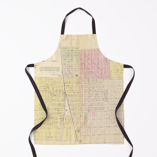 Item preview, Old Kearney NE Map (1885) Vintage Nebraska City & Street Atlas designed and sold by BravuraMedia.