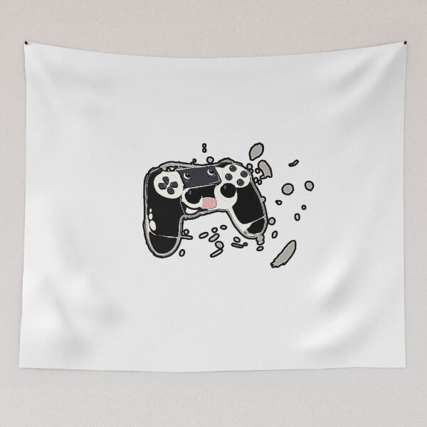 Item preview, FUNNY laughing controller ,Game console stickers designed and sold by Havic  Tees.