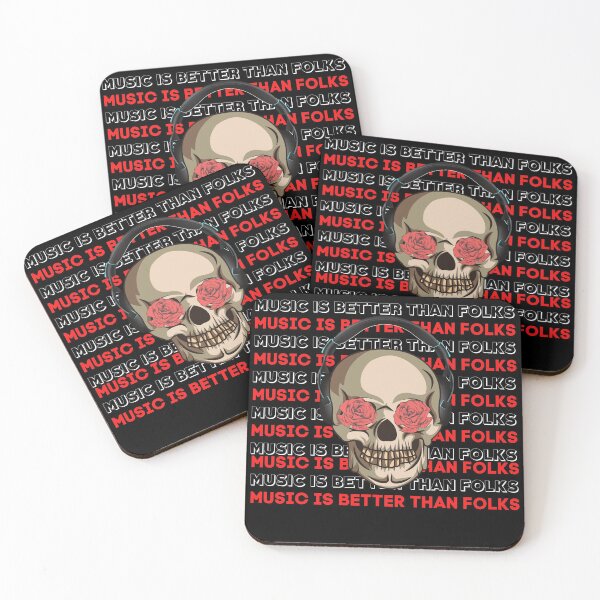 Item preview, Music is better than folks designed and sold by Hoetoons.