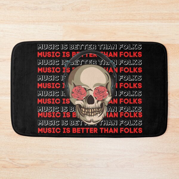 Item preview, Music is better than folks designed and sold by Hoetoons.