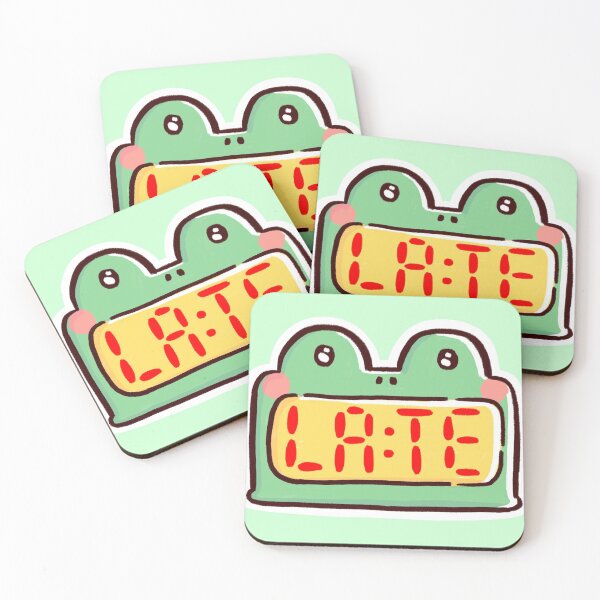 Item preview, late frog clock designed and sold by sleepiest.