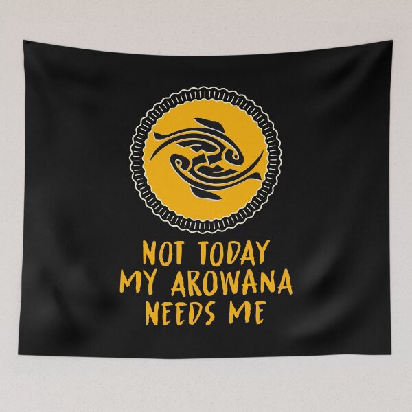 Item preview, Arowana Asian Dragon Fish / funny aquaristic quote designed and sold by Naumovski.