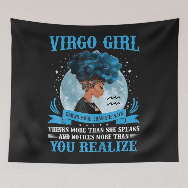 Item preview, Womens Virgo Girls Black Queen November December Birthday designed and sold by edithkelly.