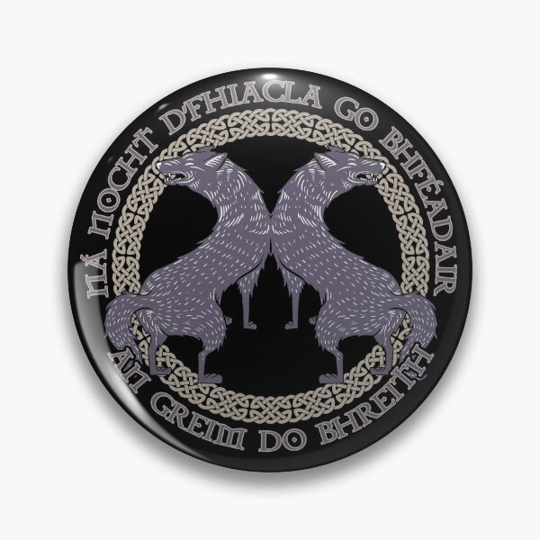 Item preview, Don't Bare Your Teeth Until You Can Bite, Traditional Celtic Proverb Wolf Design, Celtic Gifts designed and sold by Proverbial Wisdom Design.