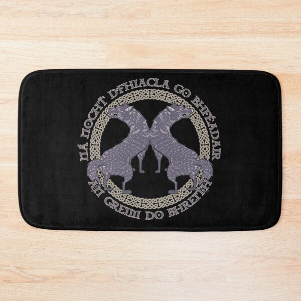 Item preview, Don't Bare Your Teeth Until You Can Bite, Traditional Celtic Proverb Wolf Design, Celtic Gifts designed and sold by Proverbial Wisdom Design.