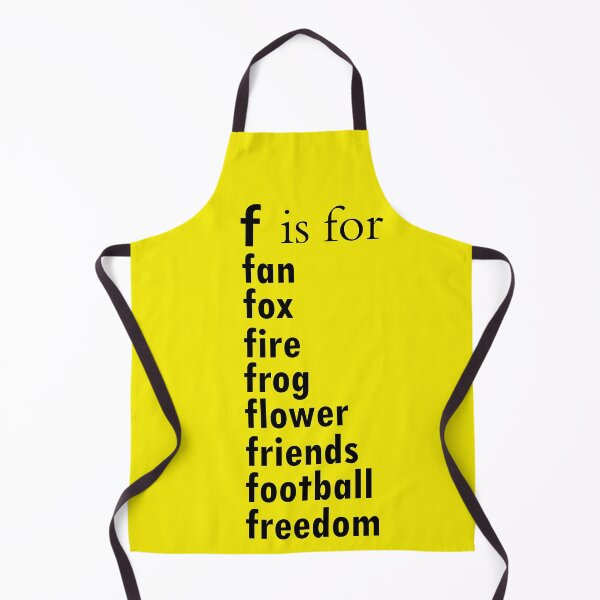 Item preview, The f is for fan: Alphabet a-z Words - Alphabet Words designed and sold by matrixvip.