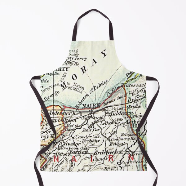 Item preview, NAIRN & surrounding area map 1899 designed and sold by yourscotland.