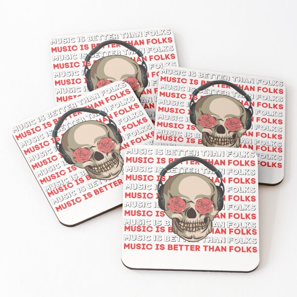 Item preview, Music is better than folks designed and sold by Hoetoons.