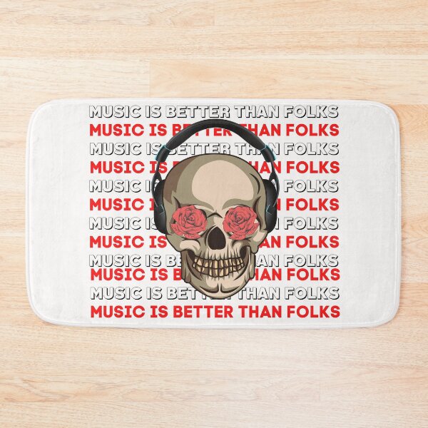 Item preview, Music is better than folks designed and sold by Hoetoons.