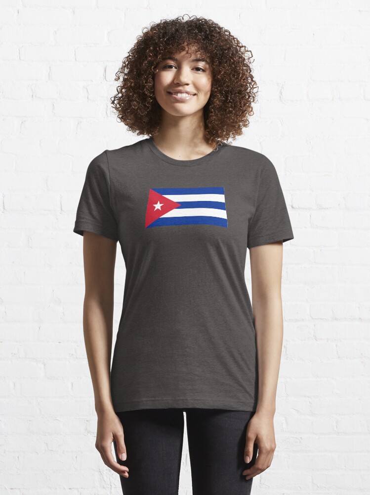 Alternate view of Cuba Flag - Cuban National Flag T-Shirt Sticker Essential T-Shirt