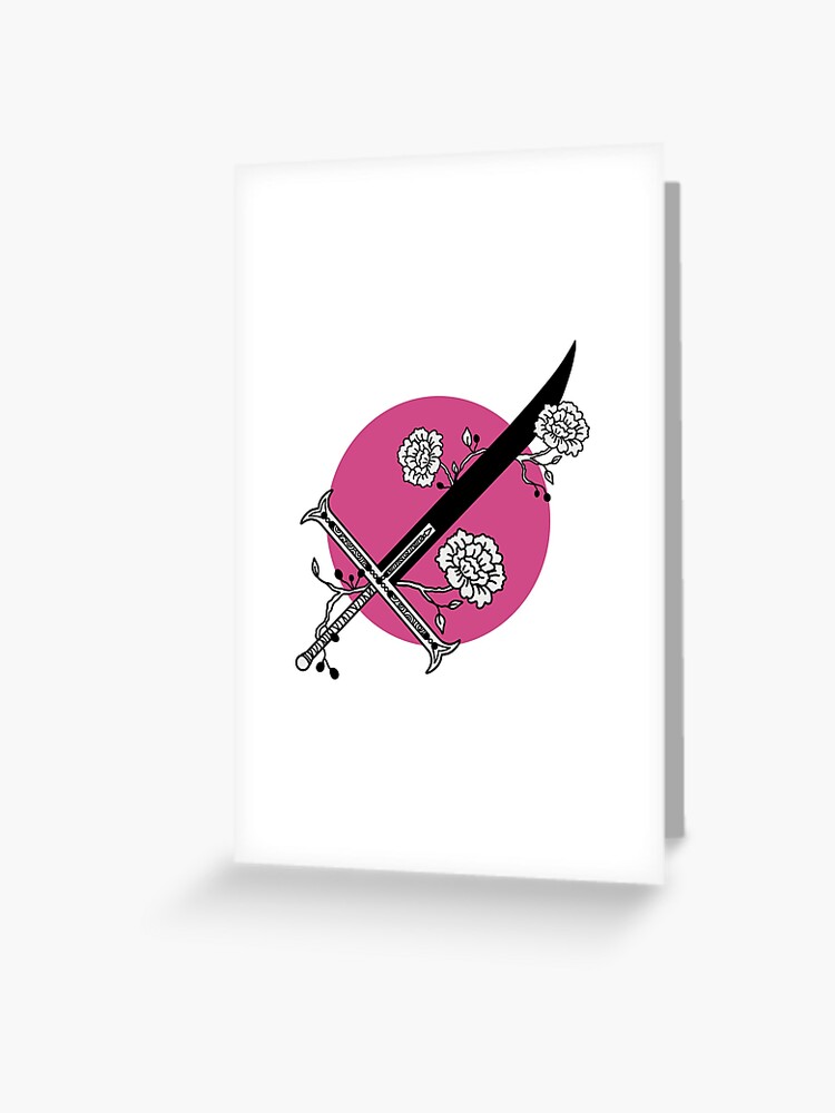 Dracula Mihawk Sword Yoru Greeting Card by Agashyou