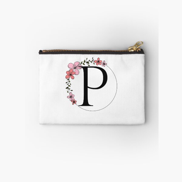 Item preview, Single Initial note "P" Flower monogram Personal Expression designed and sold by Best-Of-Me.
