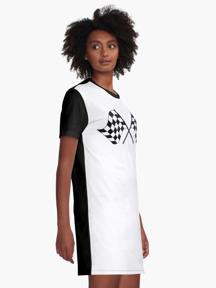 Checkered hotsell flag dress