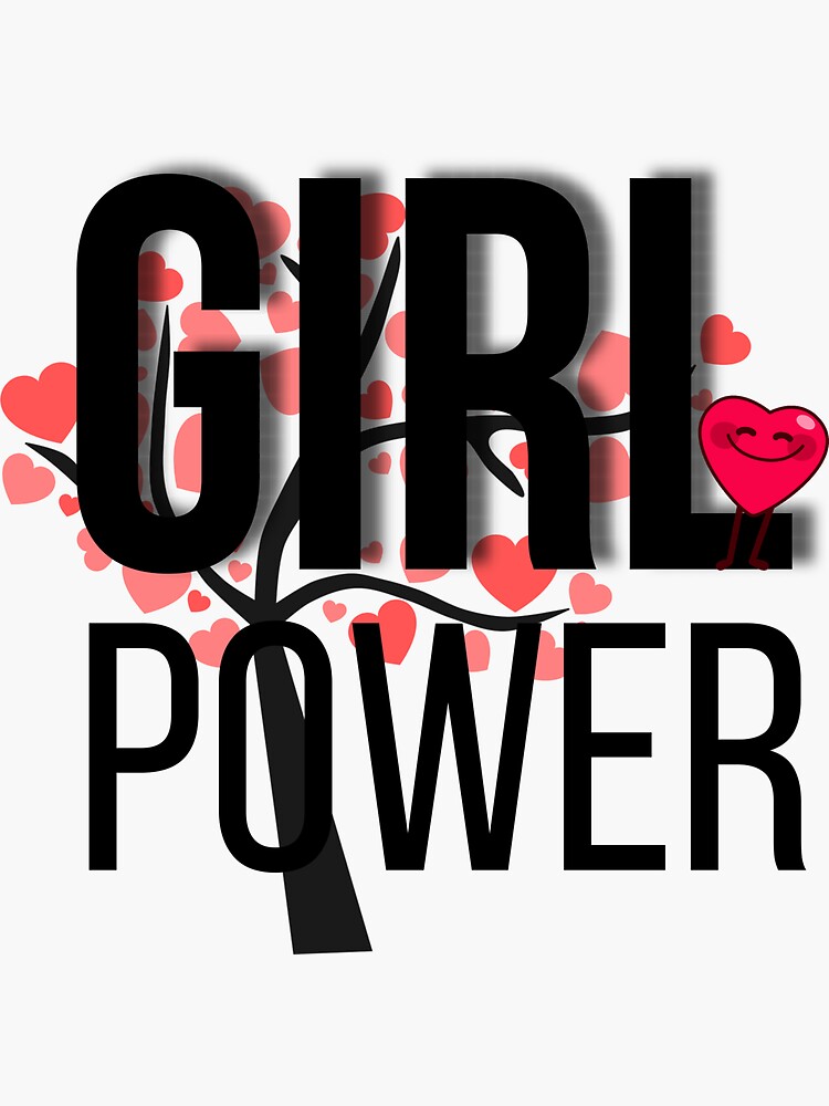 "Girl Power Gift For Girl " Sticker for Sale by Kasually27 Redbubble