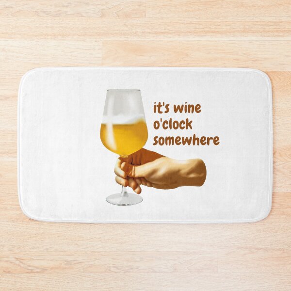 Item preview, wine o'clock somewhere - funny designed and sold by SunsetCloud.