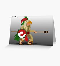 Eagle Knight Greeting Card