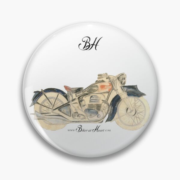 Vintage Motorbike Pin