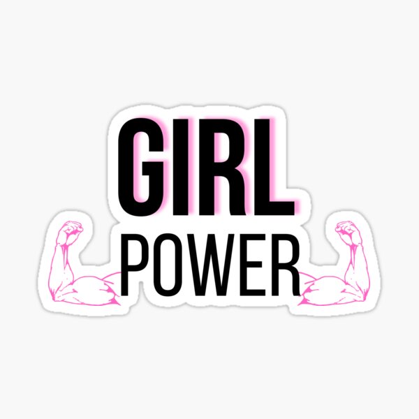 " Girl Power Gift For Girl " Sticker for Sale by Kasually27 Redbubble