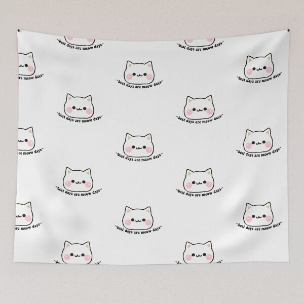 Item preview, Best Days Are Meowdays sticker designed and sold by Zubiaxoo.