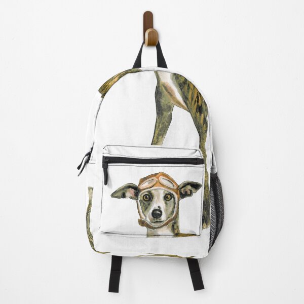 Item preview, Watercolour Greyhound with biker goggles designed and sold by CarolineJordaan.