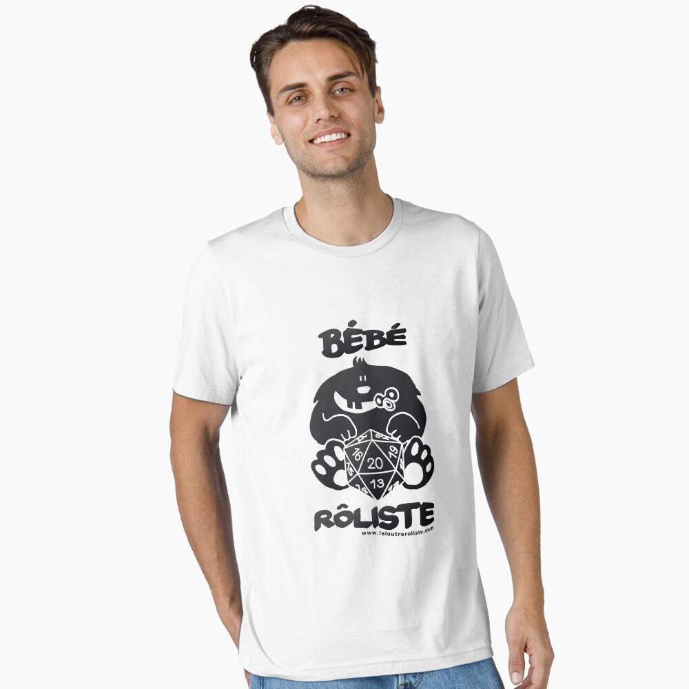 Aperçu de l'œuvre T-shirt essentiel créée et vendue par LaLoutreRoliste.