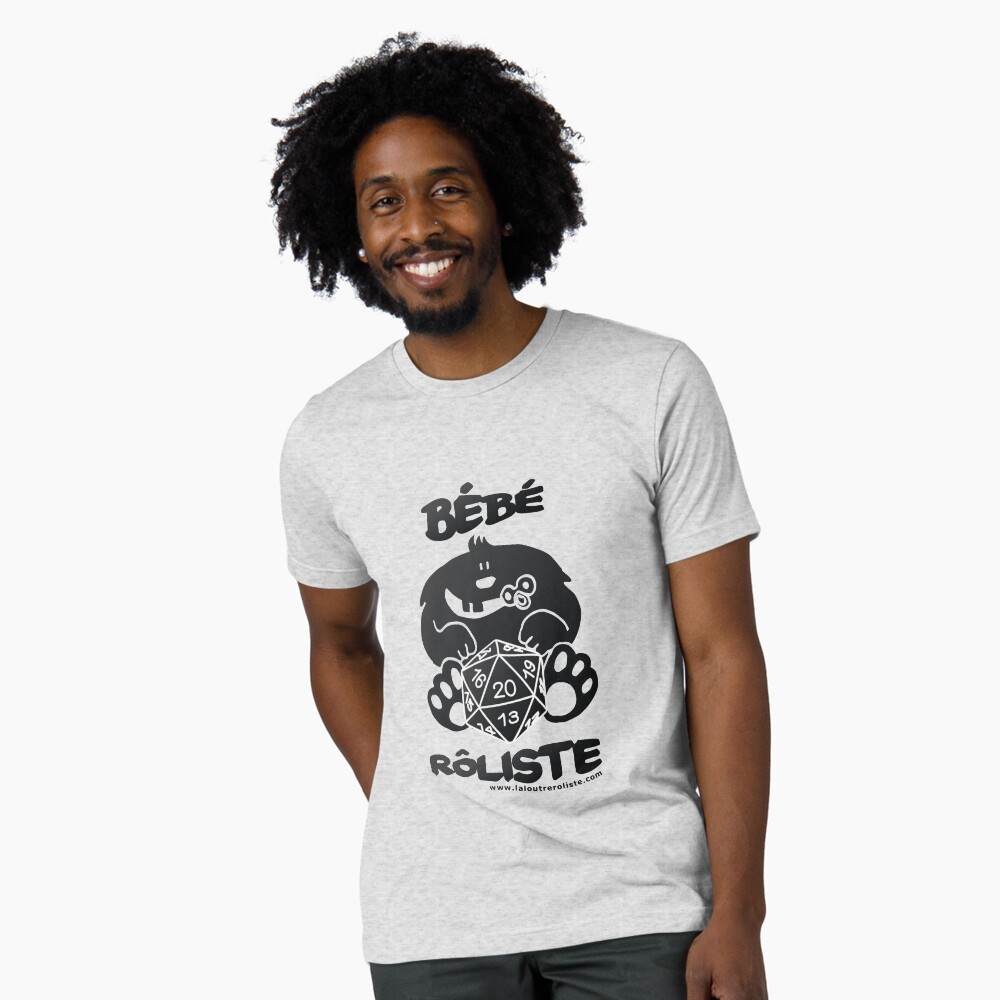 Aperçu de l'œuvre T-shirt chiné créée et vendue par LaLoutreRoliste.