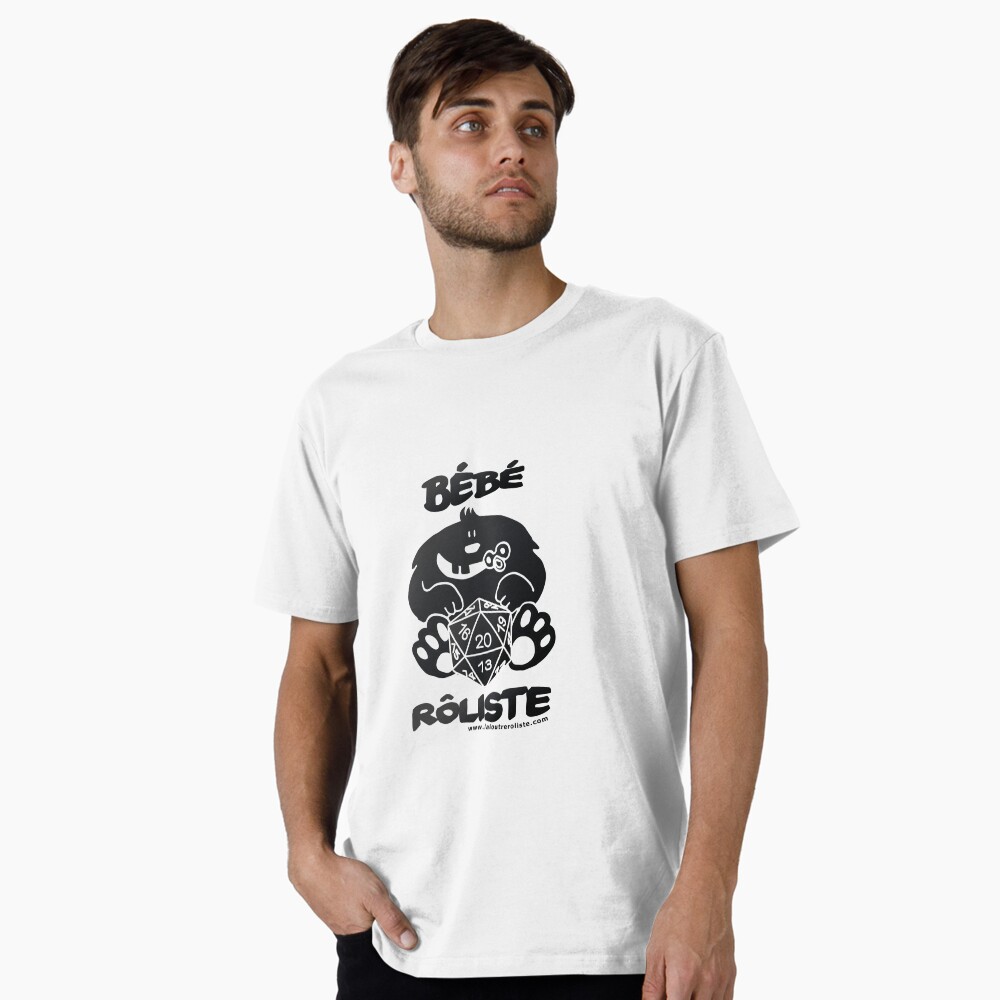 Aperçu de l'œuvre T-shirt premium créée et vendue par LaLoutreRoliste.