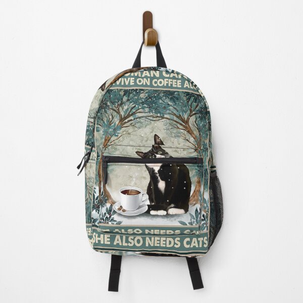 Item preview, A Woman Cannot Survive On Coffee Alone She Also Needs Cats designed and sold by YimHrishi.