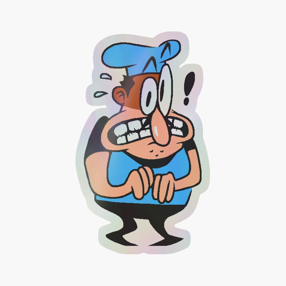 Stressed Peppino (SAGE 2019 Pizza Tower) | Sticker