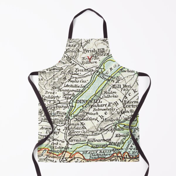 Item preview, DINGWALL & surrounding area map 1899 designed and sold by yourscotland.